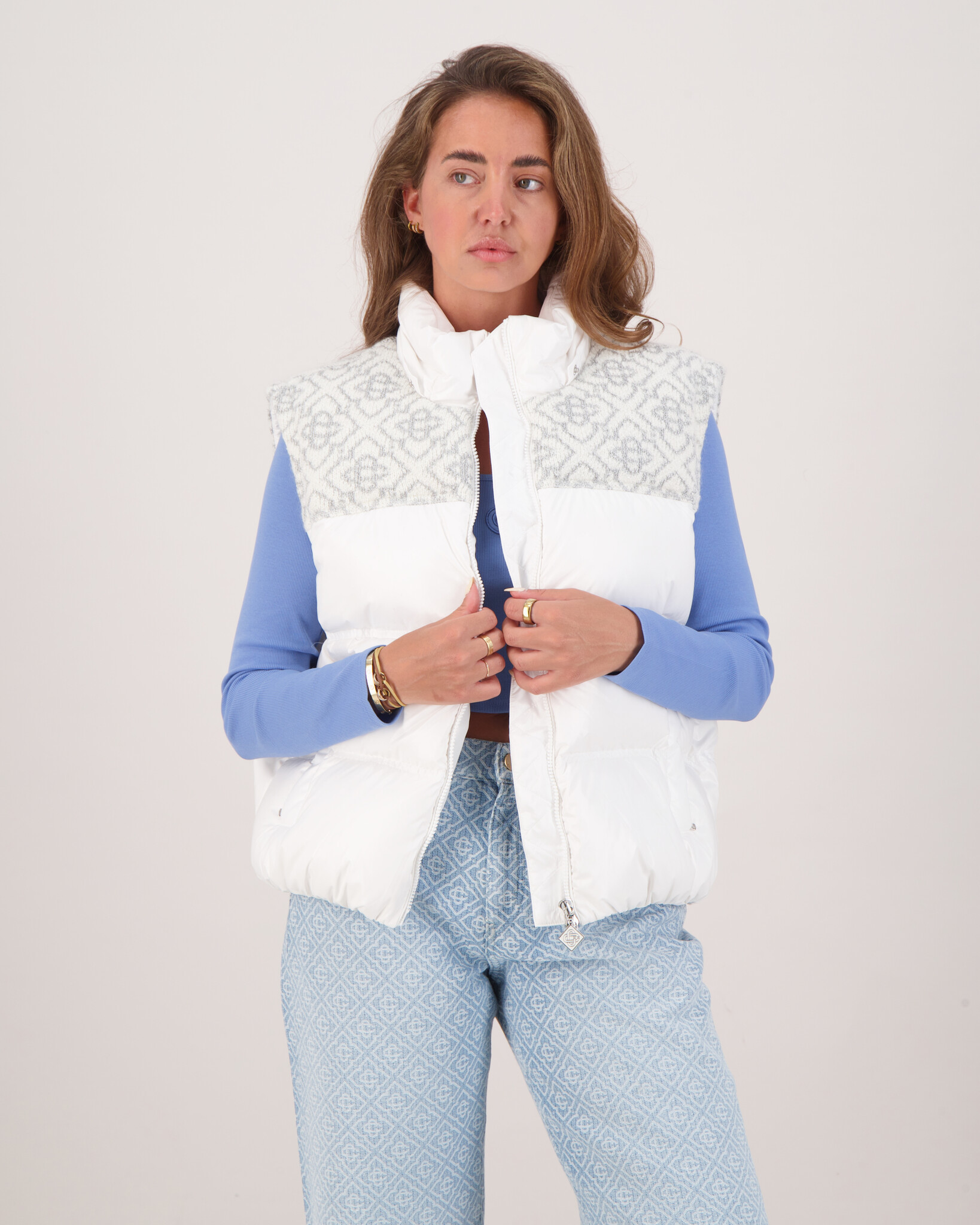 Ripstop Puffer Jacket White